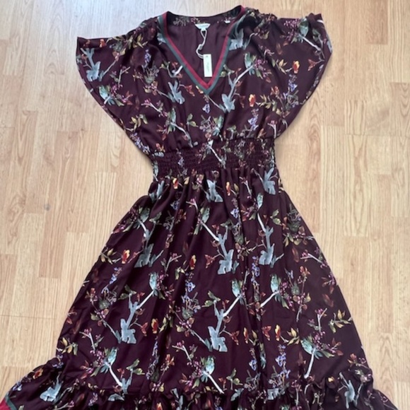 NWT Max Studio Maxi Boho Dress L SOLD!! - Picture 1 of 13